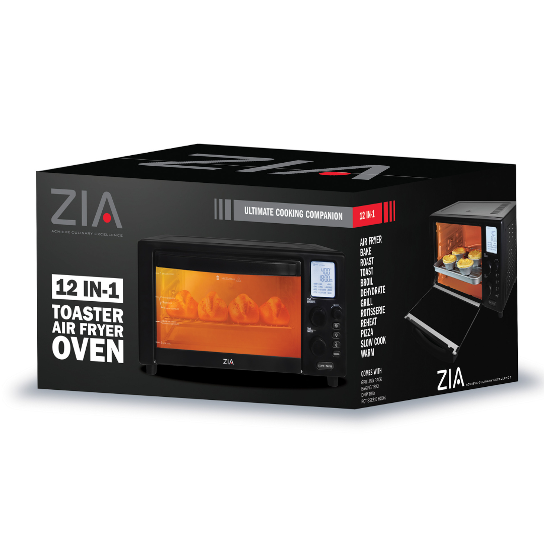 ZIA - 12-in-1 Airwave Toaster Oven Air Fryer